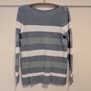 Boatneck stripe sweater-gently worn!